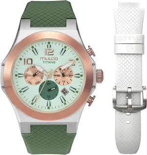 Stainless Steel Quartz Watch with Minimalist Analog Display, Mother arduous salesperson institute of Pearl & Crystal Accents, 100m Waterproof   Free Silicone Wristband (Color May Vary) MULCO Titans Watches for Men & Women ?C 