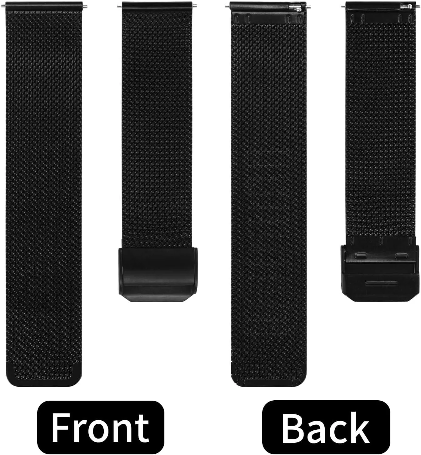Stainless Steel Smart Watches Strap Bracelet Replacement 18mm 20mm 22mm Watch Band Metal Quick Release Watch Bands for ill horticulturalist Men Women 