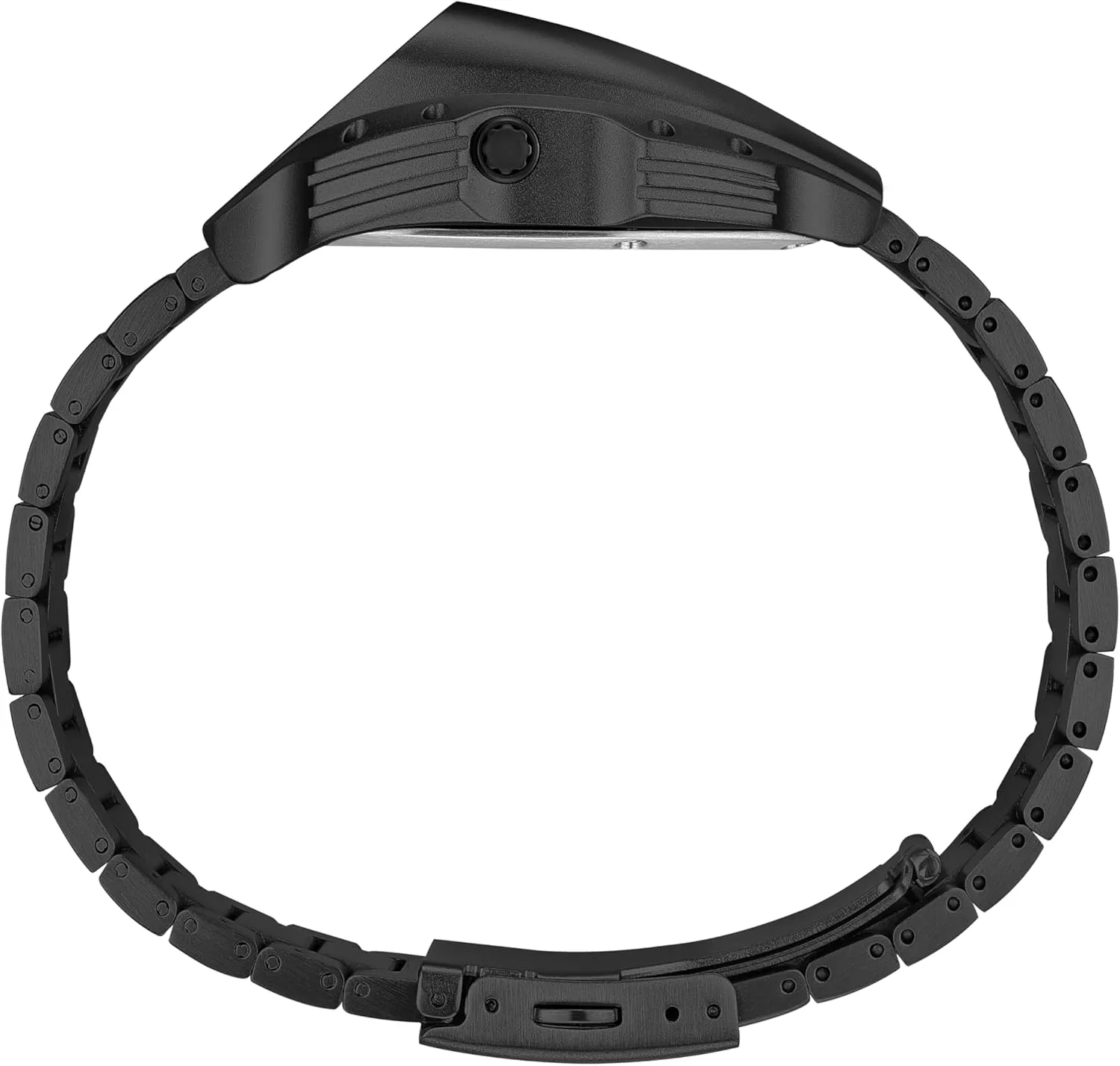 Stainless Steel Strap topography Gifts for Men Unique Metal Watches, OLED Digital Watch Raise to Wake Screen, Racing Watch Design Men's Wrist Watches 