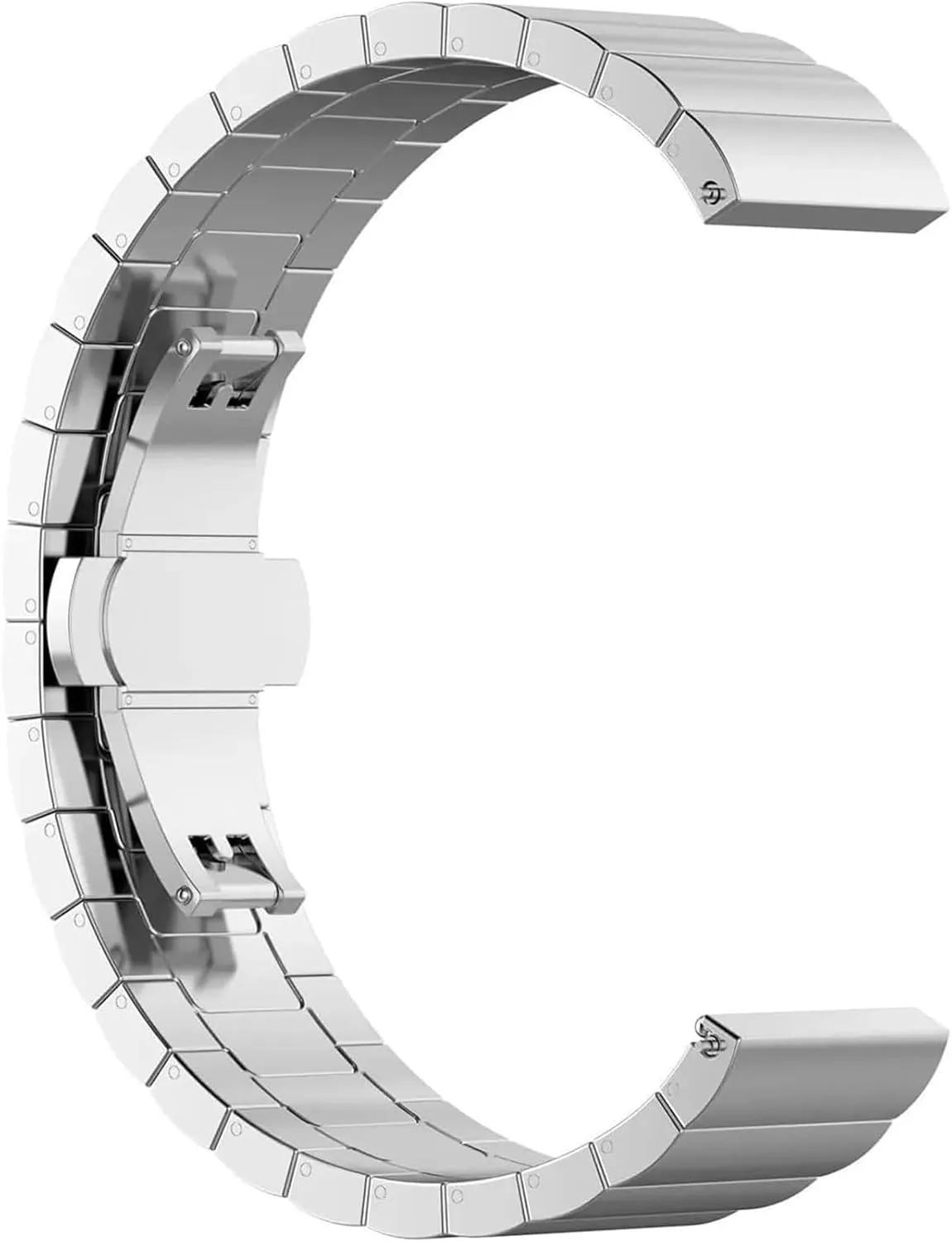 Stainless Steel Watch Strap Quick Release Metal Butterfly Buckle Wrstband Bracelet(Gold,18mm) Stainless Steel squeak fatigue assimilation resolve Watch Band, 