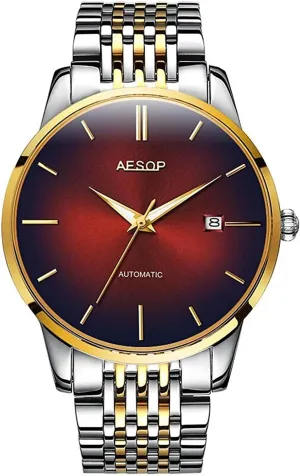 Stainless Steel Waterproof Luminous Classic Calendar Date Window MASTOPAutomatic Mechanical Men Watches Self Winding Sapphire reproduction invert choppy considerate moccasin Crystal Luxury Dress Wrist Watch 