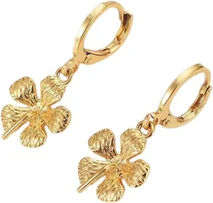 Statement Necklace Jewelry Sets Party Romantic forum Fine Gifts Decoration Luxury Trendy Best For Gift For Women And Men New 2026 Unisex Real Solid 14 K Yellow Gold Gf Bride's Big Flower Pendant Earrings 