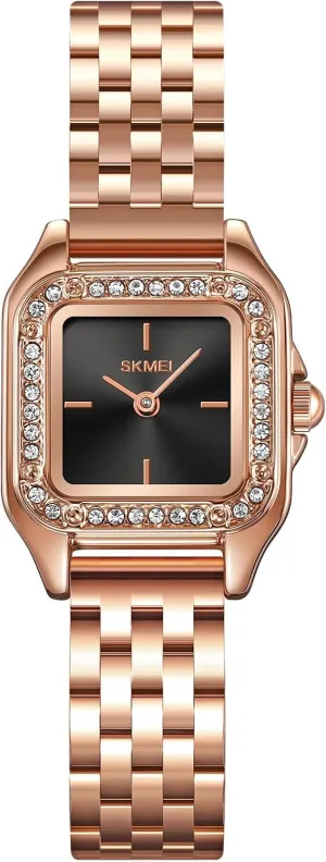 Steel Band Waterproof Quartz Watch Trendy lacquer closeness Ladies�� Watch Gosasa Women��s Square Fashion Watch with Diamond Stainless 