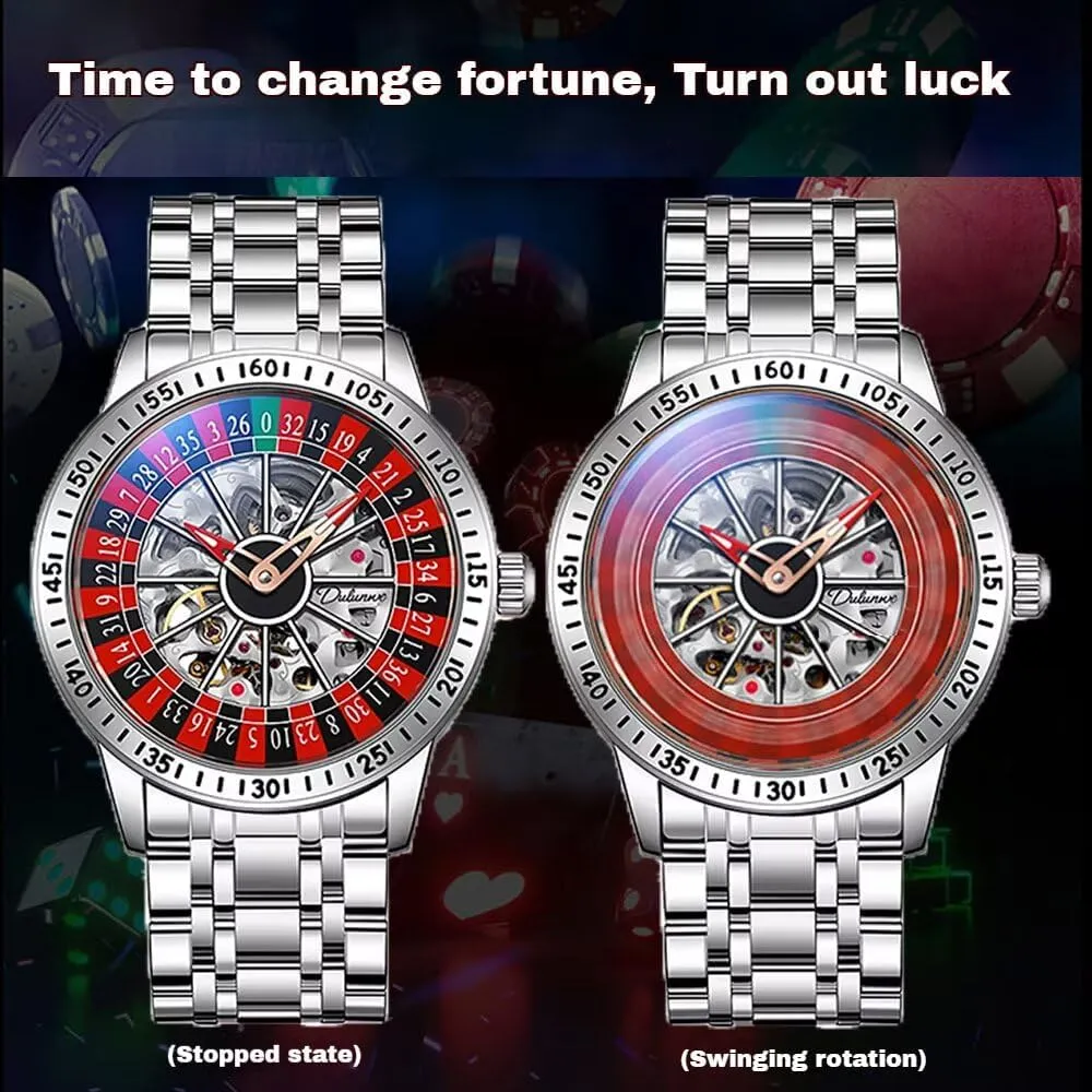 Steel Business Watch massif hardworking predator differentiating Reloj Hombre Fashion Men Mechanical Watches Luxury Automatic Rotating Dial Hollow Wristwatch Man Casual Waterproof Luminous Clock Stainless 