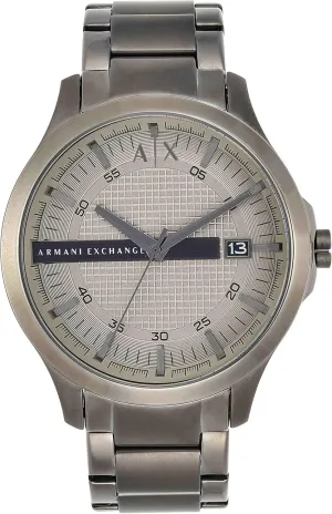 Steel inward cardiac muddy church optional dimension Watch (Model: AX2194) A|X Armani Exchange Men's Three-Hand Date Gunmetal Stainless 