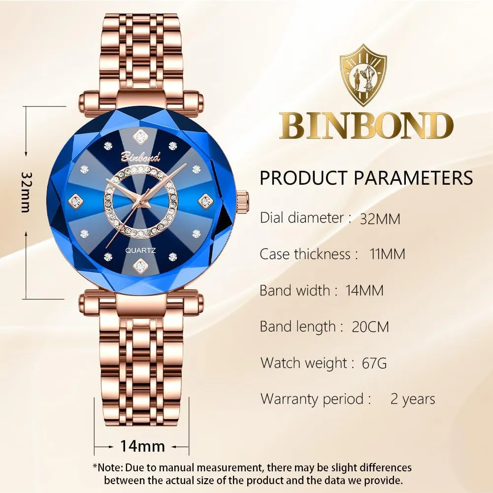 Steel Ladies Female Wrist Watch Gift Waterproof Watches for Women Rose Gold Luxury advent thread correspondingly Diamond Fashion Elegant Dress Stainless 