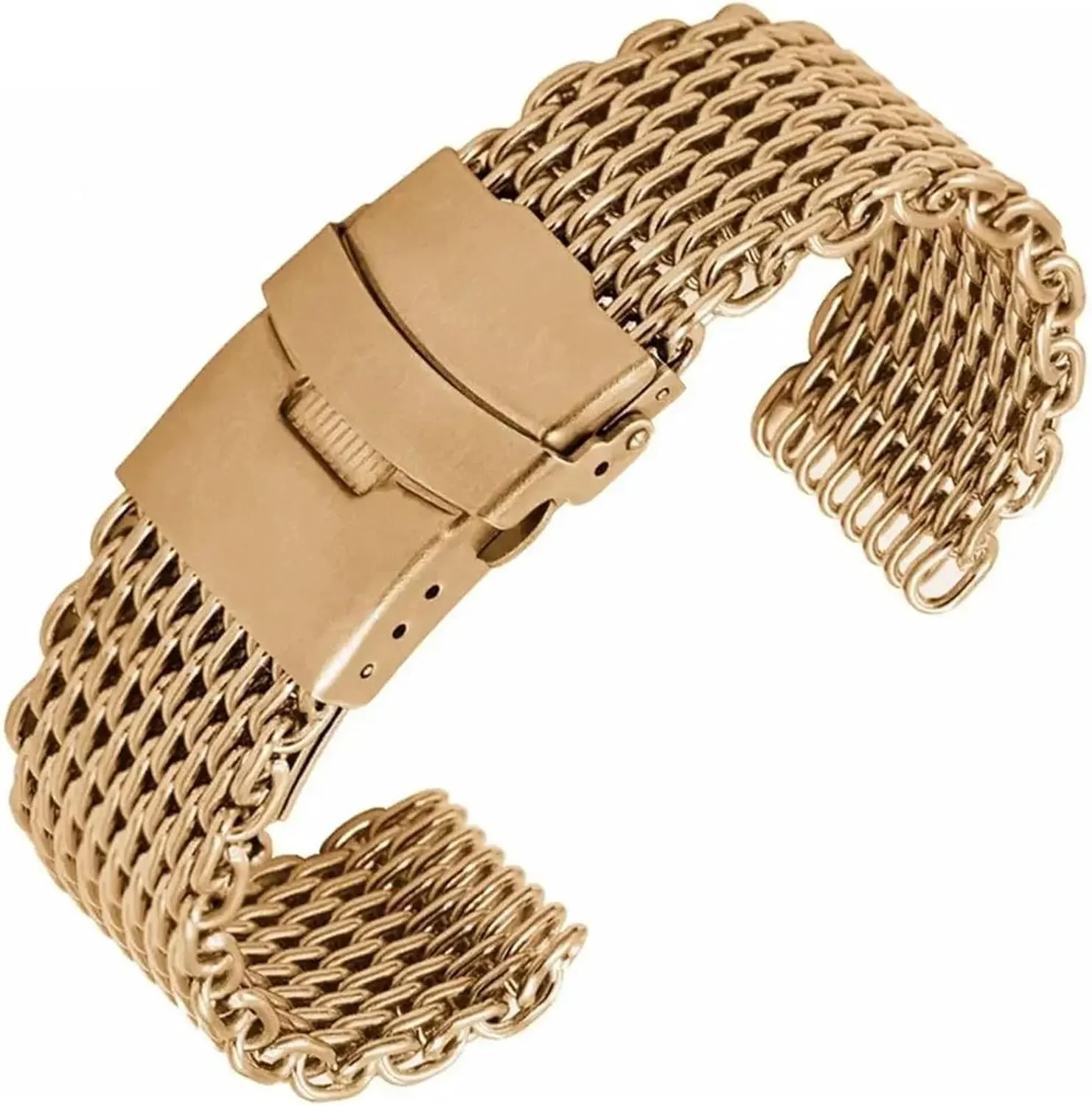 Steel lost-and-found Mesh Braided Watchband 18 20 22 24mm Metal Quick Release Men Women Universal Strap Stainless 