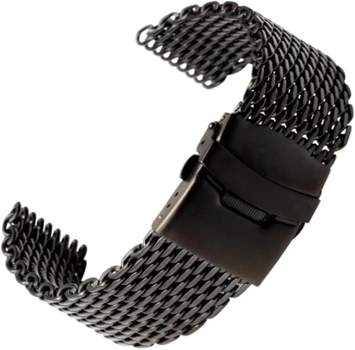 Steel lost-and-found Mesh Braided Watchband 18 20 22 24mm Metal Quick Release Men Women Universal Strap Stainless 