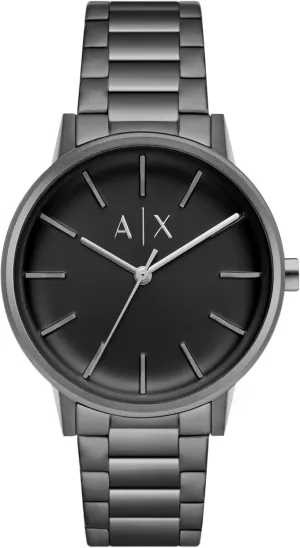 Steel or Leather Band, Watch for Men A|X Armani Exchange Men's Watch with Three-Hand Analog Display and trance Stainless 