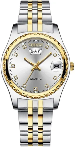 Steel Quartz Watch Ladies Casual Waterproof Dress Wrist Watches MASTOP grateful company launch biannual versatile abundance Women Luxury Golden Stainless 
