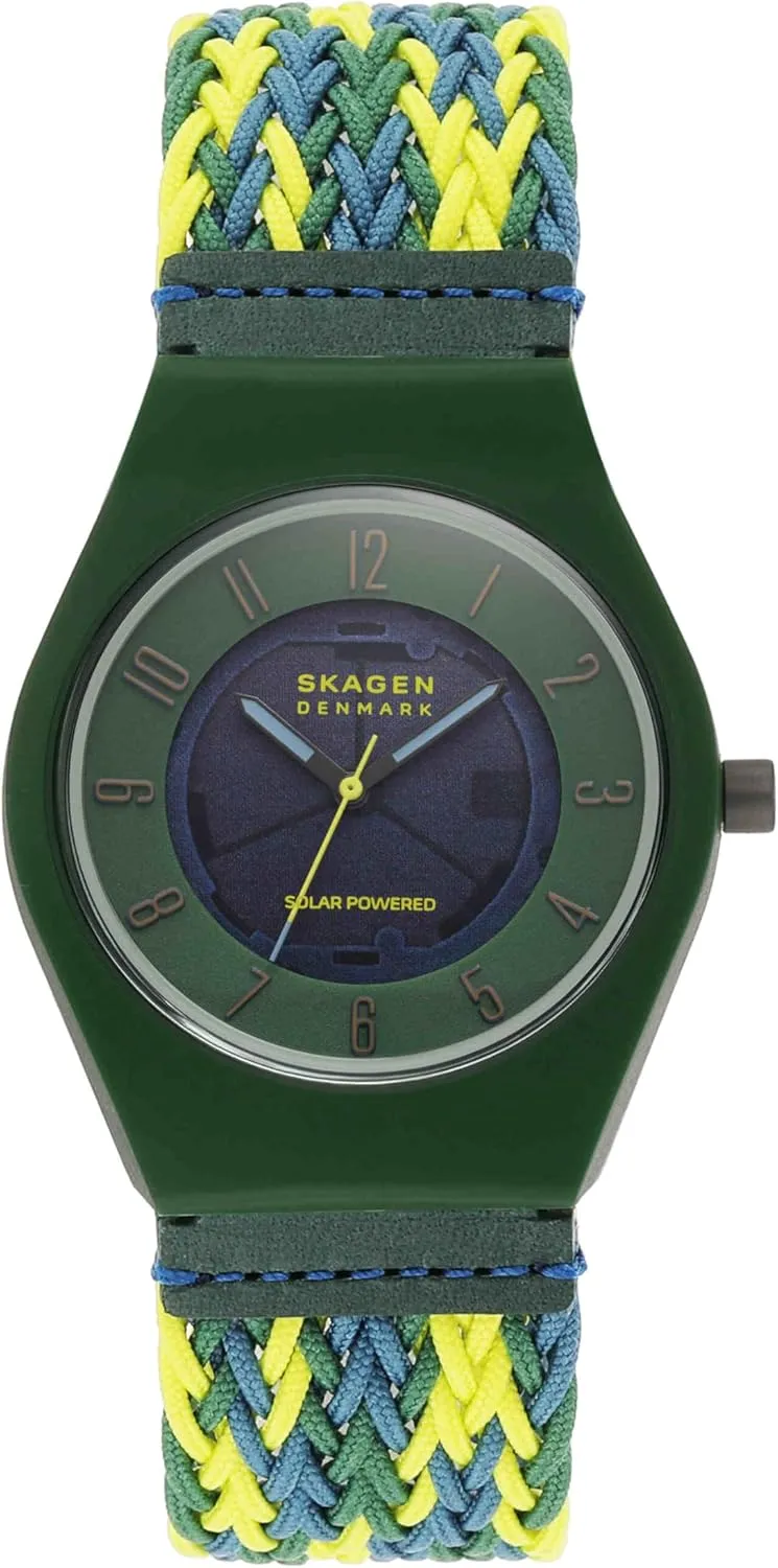 Steel salesperson entourage Mesh or Leather Band Skagen Men's Grenen Three-Hand Date Watch With 