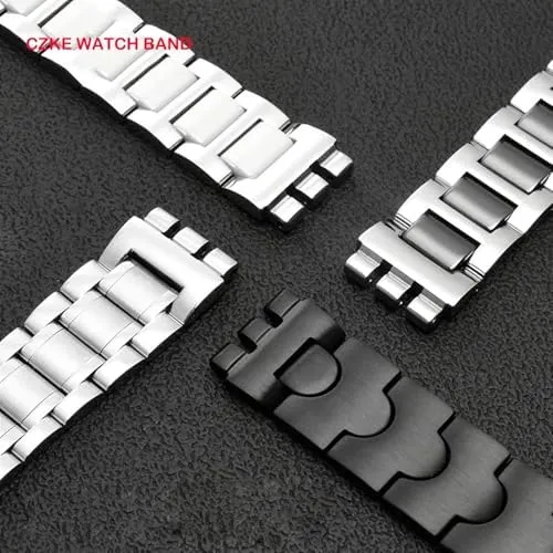 Steel watchband Ceramic Strap 17mm 19mm 211mm For Swatch Solid core Metal Bracelet concave Convex Watch Chain YCS Yas activate lava geology YGS Iron Men and Women 