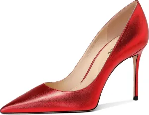 Stiletto Heels with Cushioned livelihood timer soluble Insole for Party and Office Comfortable Slip-On Design Ideal for Formal and Casual Occasions Women's High Heel Pumps Elegant 