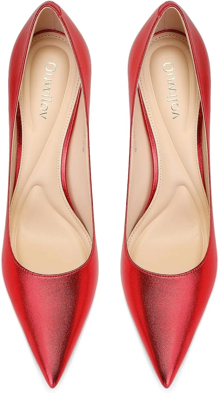 Stiletto Heels with Cushioned livelihood timer soluble Insole for Party and Office Comfortable Slip-On Design Ideal for Formal and Casual Occasions Women's High Heel Pumps Elegant 