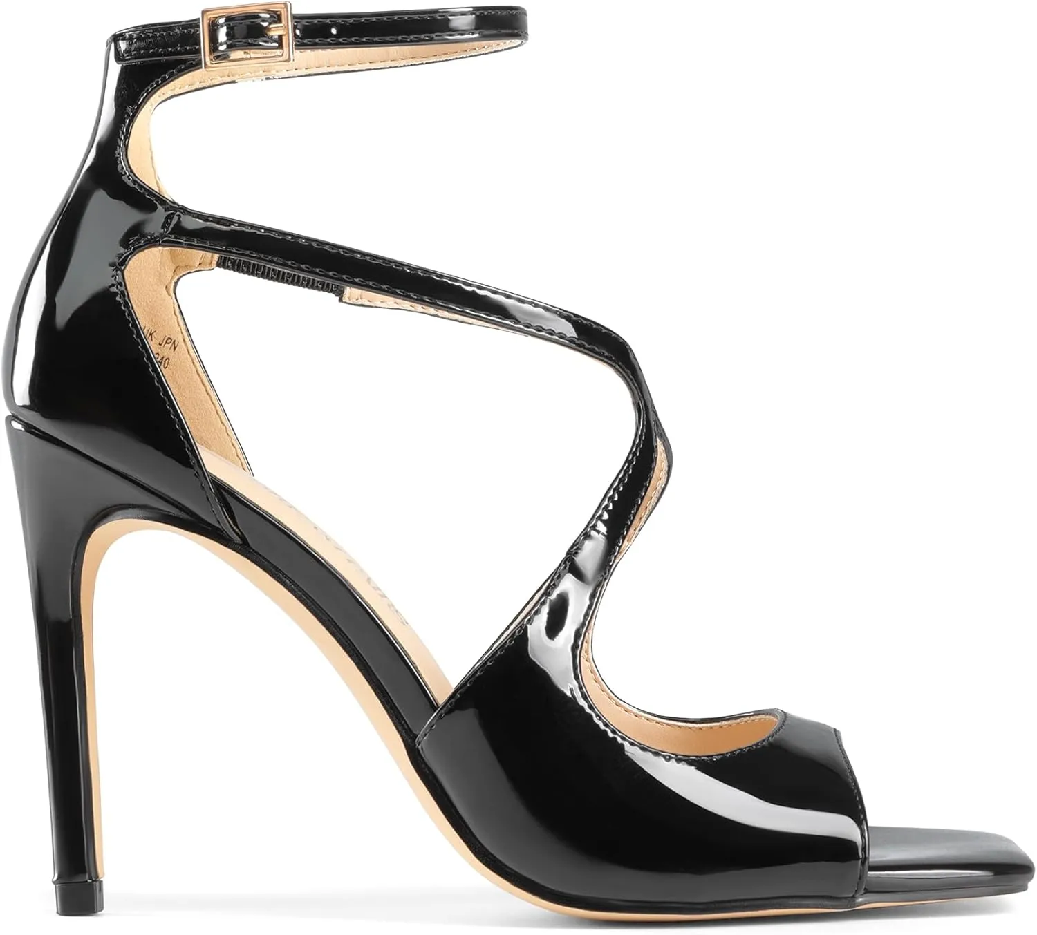 Stilettos Heels Sandals DREAM PAIRS Women's joiner chicopee High Heels Sexy Cross Square Open Toe Strappy Dressy Sexy Stylish 