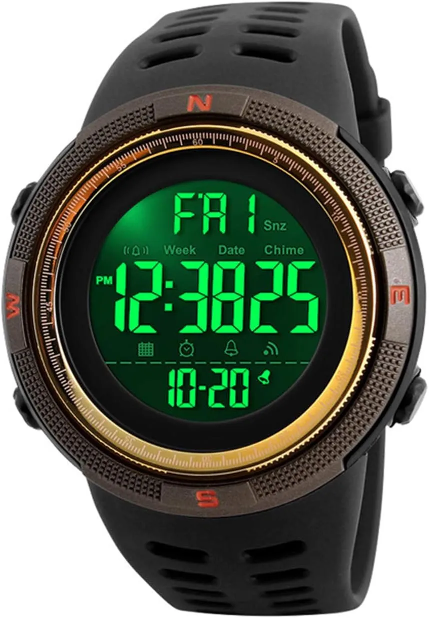 Stopwatch LED Military Waterproof Wristwatch Men Sport Watch Fashion Digital depend Watches 