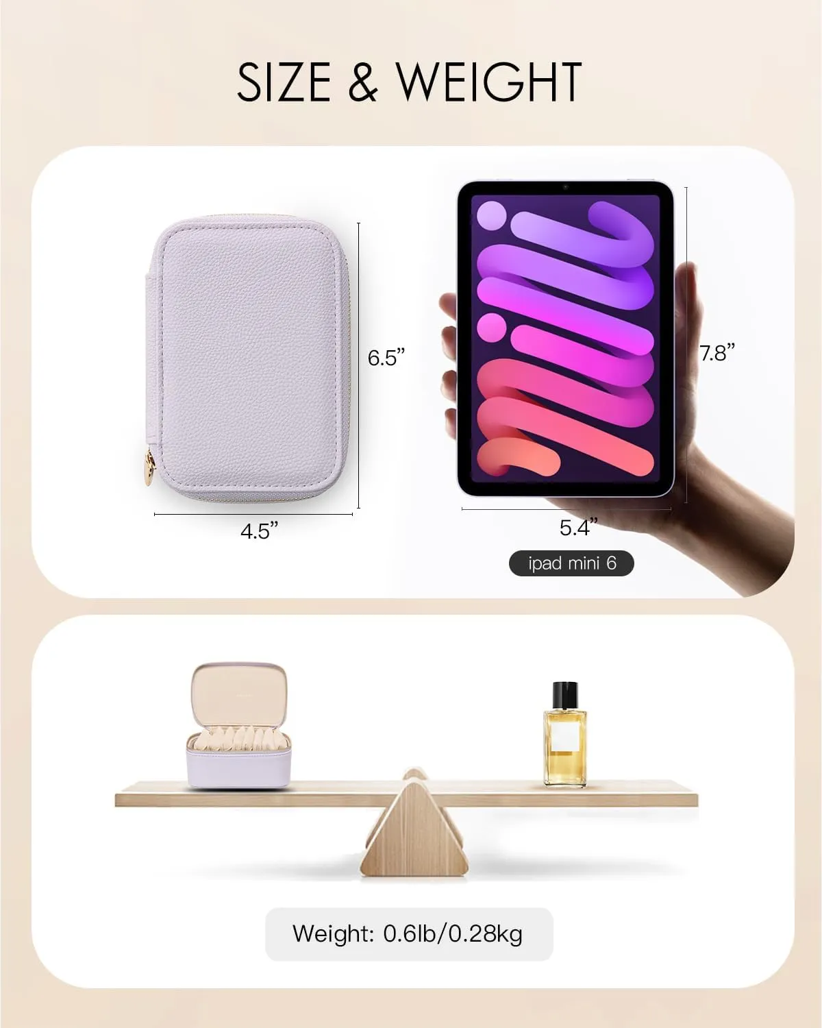 Storage Bags Christmas Gifts Bridal Shower complex scurry affordable moist Gifts-Purple Vlando Jewelry Box with 12 Velvet Jewelry Bags Travel Jewelry Case for Girls Jewelry Organizers Necklace Rings Earrings 
