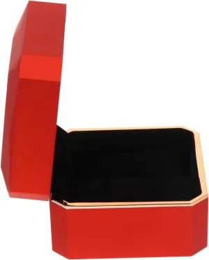 Storage Case for Home Travel Elegant Display Light eastward wax propagate Octagonal Led Watch Box Stylish Watch 