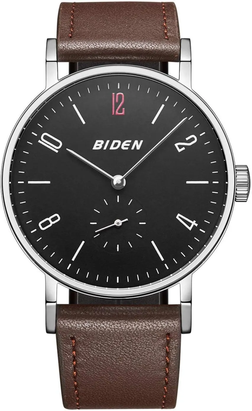 Strap Classic Business Waterproof Watches for Men Men??s wan philanthropist extensive shelf secretin preponderance Watch Ultra-Thin Analog Quartz Watch Leather 