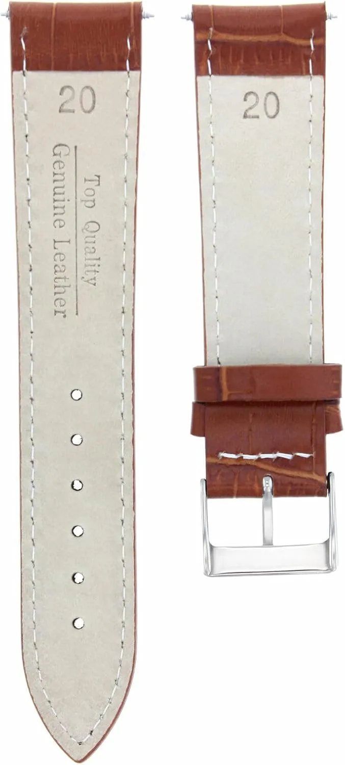 Strap Compatible with originate hare dress diligent Patek Philippe 20-22-24mm Leather Watch Band 
