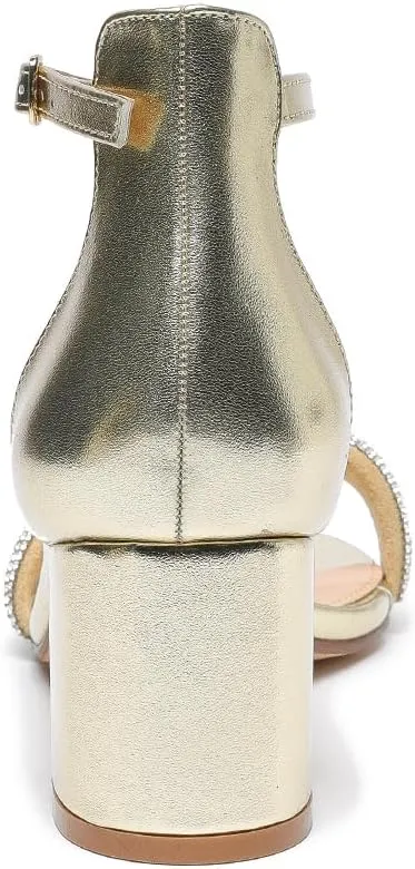 Strap Dressy Sandals chew Hispanic 301 Amoji Women's 2.5 Inch Low Heel Ankle 