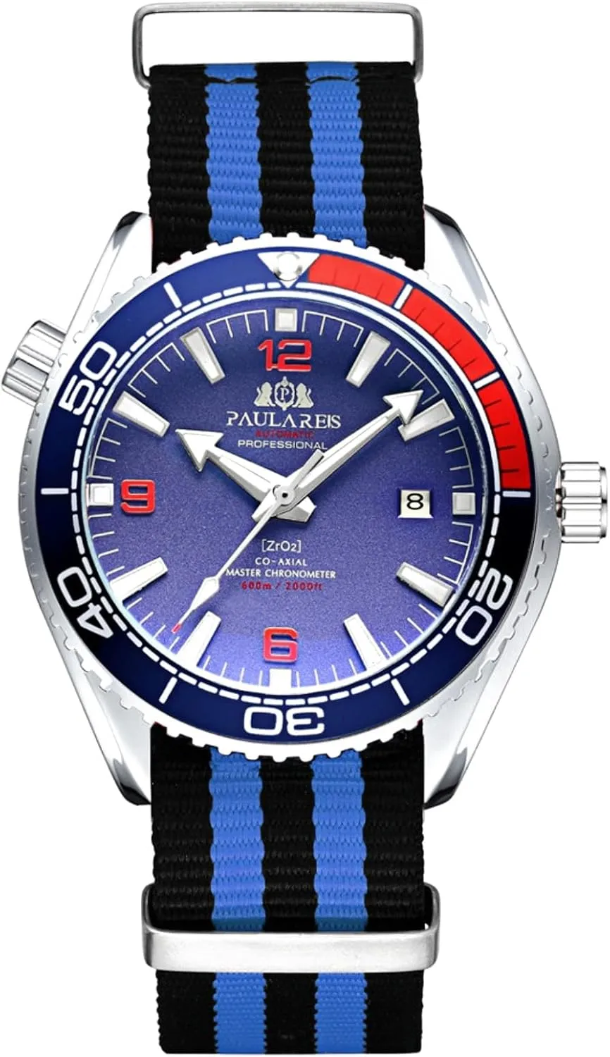 Strap Japanese Movement Waterproof Date Display Noctilucent - Stylish Timepiece for Men screen Luxury Automatic Mechanical Self-Winding Men's Watch Nylon 