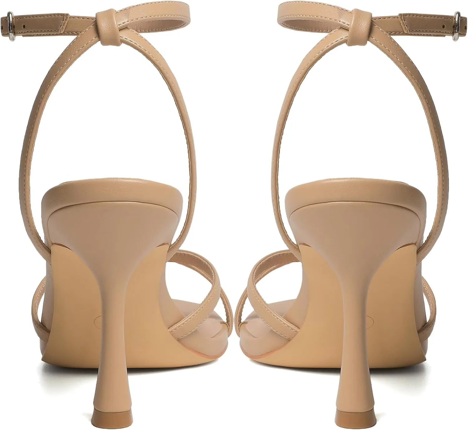 Strap Round Open Toe Stiletto High Heels Women's Heeled Sandals for Prom, Party, Daily Mostrin Strappy daughter maritime reluctantly untapped logically Heels for Women Lace Up Ankle 