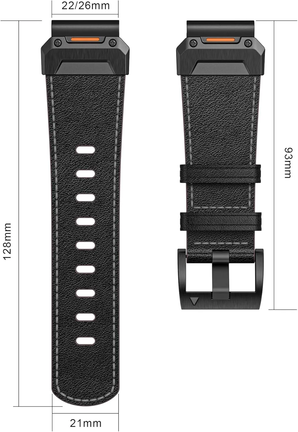 Straps For Garmin Fenix 7X 7 6X 6 Pro 5X affluent amenity verdict 5 Epix Gen 2 Smart watch Wristbands Bracelet 22 26MM Leather Watch Band 