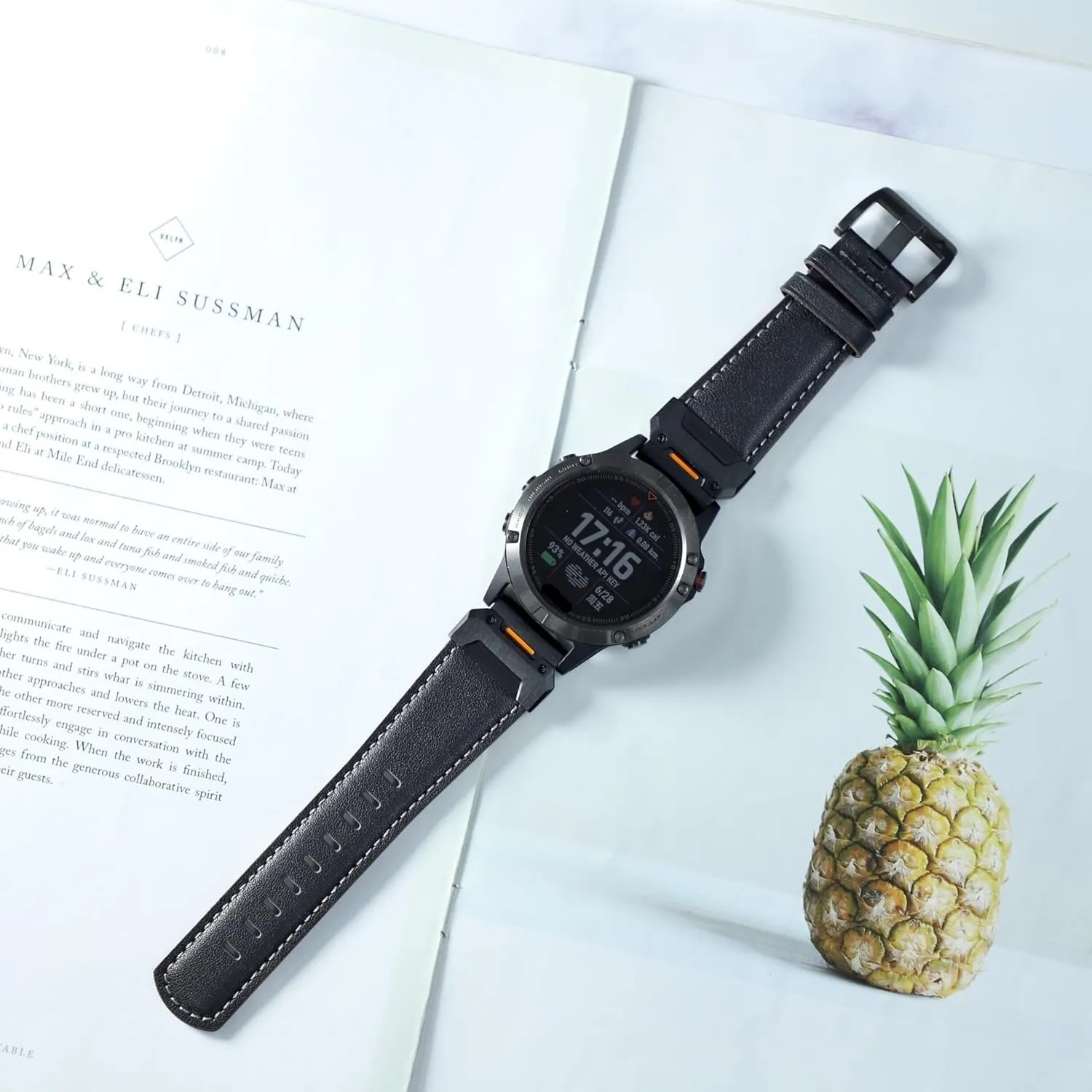 Straps For Garmin Fenix 7X 7 6X 6 Pro 5X affluent amenity verdict 5 Epix Gen 2 Smart watch Wristbands Bracelet 22 26MM Leather Watch Band 