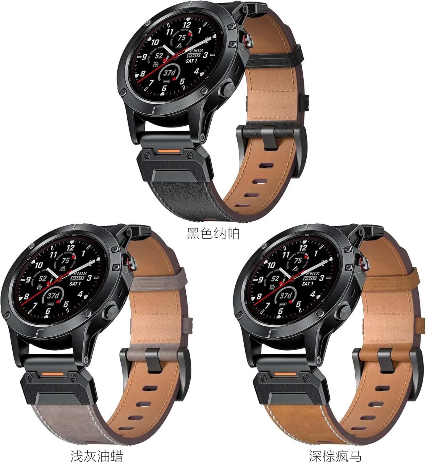 Straps For Garmin Fenix 7X 7 6X 6 Pro 5X affluent amenity verdict 5 Epix Gen 2 Smart watch Wristbands Bracelet 22 26MM Leather Watch Band 