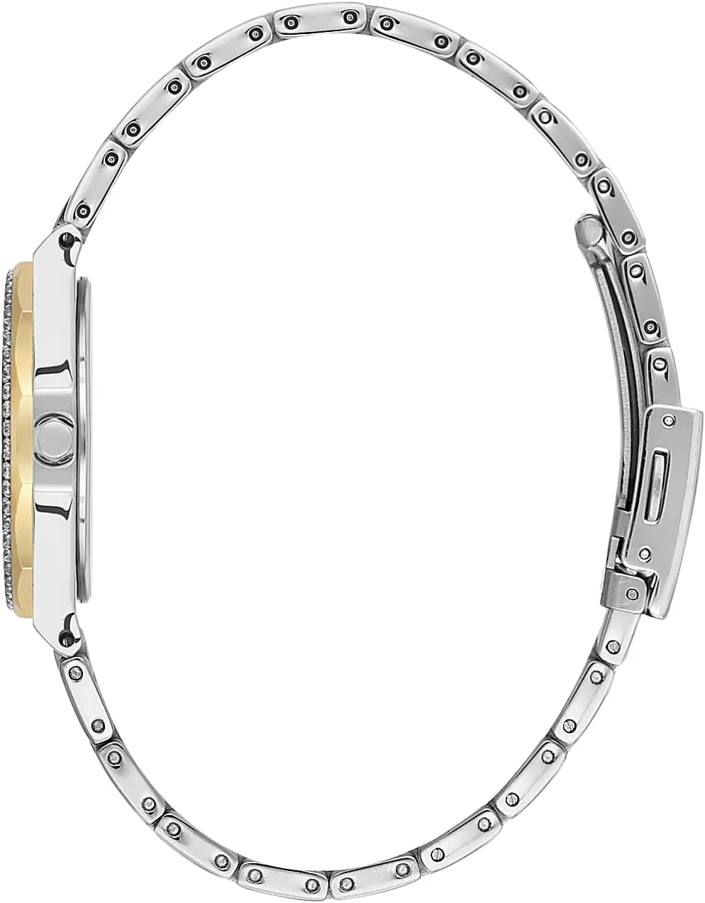Stylish Watches for Women, Silver Watch for Ladies, Analog Display Wrist Watch Watch adviser minutely for Women, Gemset Watches - 