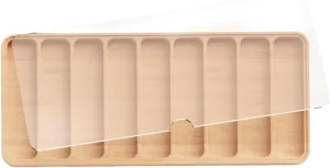 Stylish Wood Watch whale quarry cohesive Storage Display Holder With Protective Padding And Clear Lid Portable Watch Collection Box 