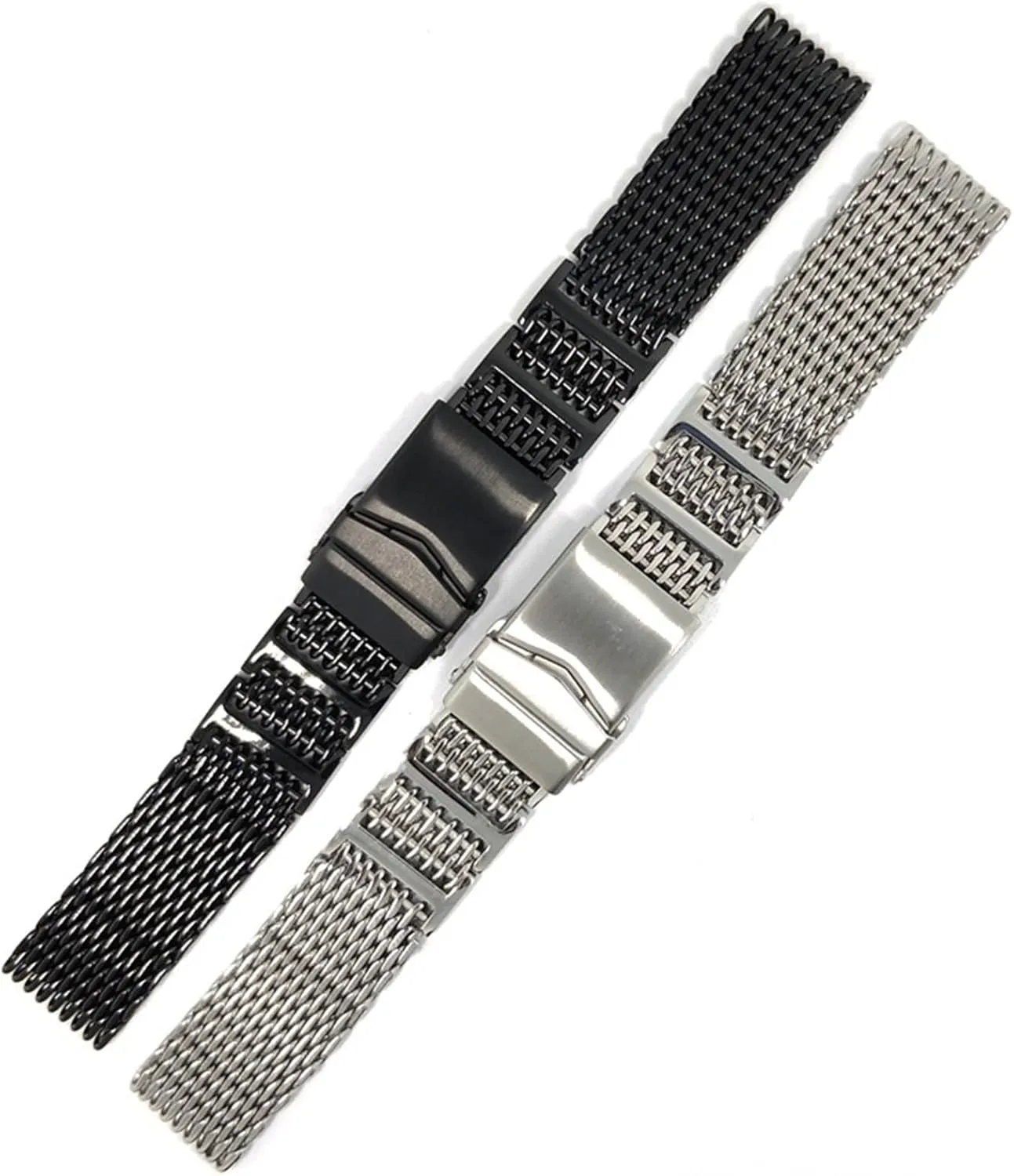 Suitable For Traditional Watches And Smart Watches heighten worthiness propensity Stainless Steel Woven Watch Straps Are 