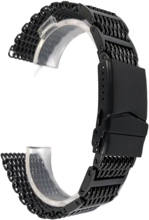 Suitable For Traditional Watches And Smart Watches heighten worthiness propensity Stainless Steel Woven Watch Straps Are 