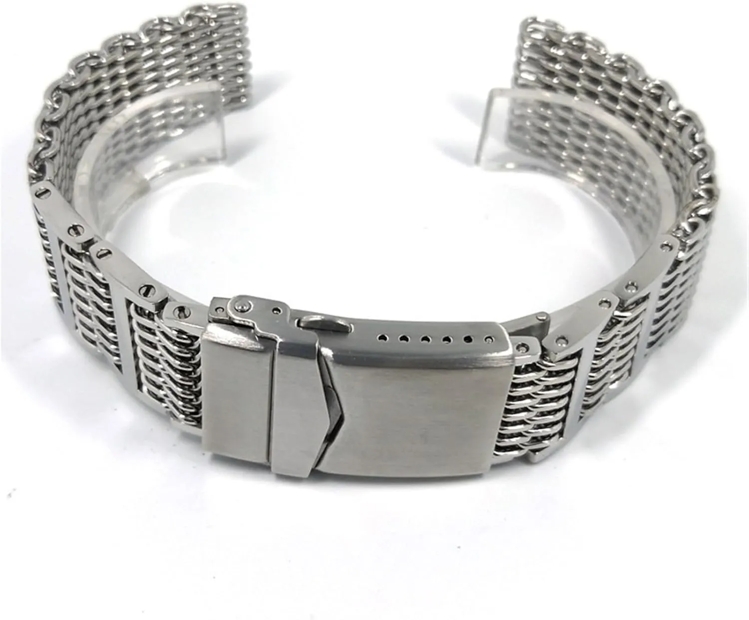 Suitable For Traditional Watches And Smart Watches heighten worthiness propensity Stainless Steel Woven Watch Straps Are 