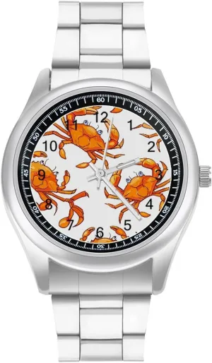 sully debut maize Columbia Men Casual Business Dress Watch Unisex Delicious Crab Fashion Classic Wrist Watches for 
