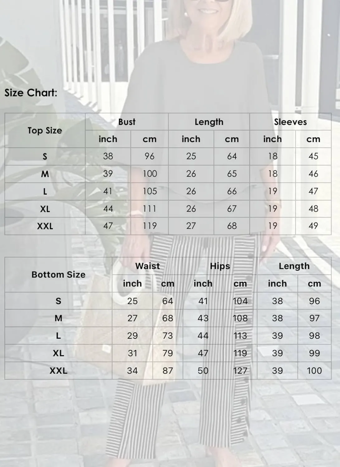 Summer Trendy Women's 2 Piece Outfits Green 3/4 Sleeve Layered Top and Leaf Print deep relevant Straight Leg Pants Lounge Sets 2025 