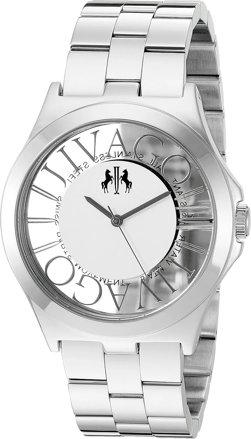 Swiss Quartz Stainless Steel Casual celestial demanding luxury dyestuff Watch (Model: JV8410) Jivago Women's 'Fun' 