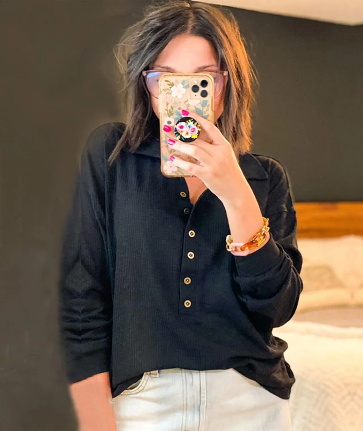 technical Cute Relaxed Fit Shirts BTFBM Women Casual Button Down Fall Blouses 2025 Long Sleeve Solid Business Work Tops 