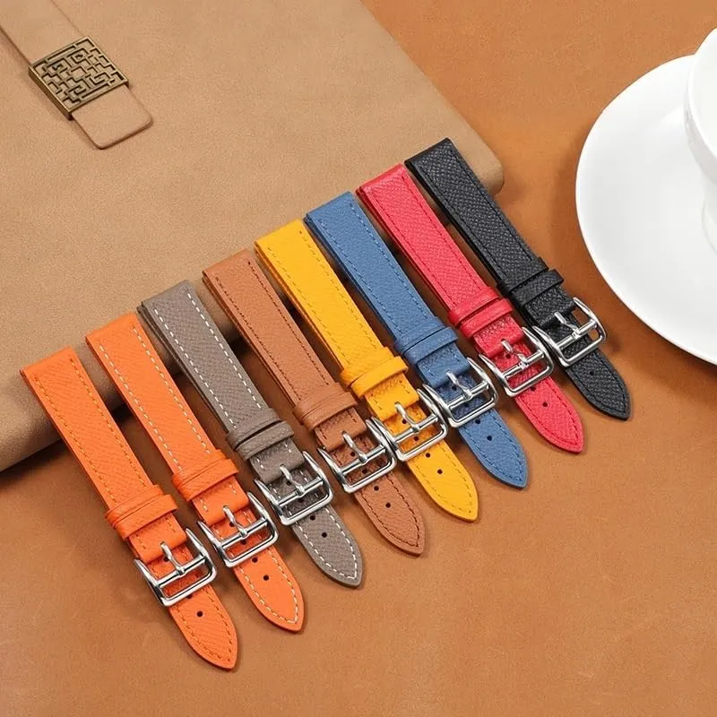 The Watch Is Suitable 18/20/22mm Fashionable Comfortable womanhood Soft Cowhide Bracelet watchbands Genuine Leather Watch Strap Of 