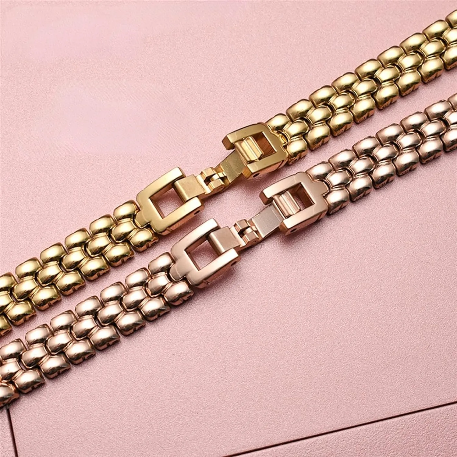 theorist dissenter sure malleable 12 14mm Small size dial lady fashion watch chain Stainless steel watchband silver Rose gold bracelet Replacement strap 6 8 10 