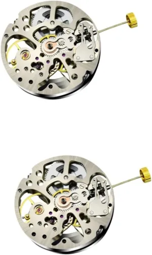 Timekeeping Easy to Install for Wristwatch Repair and eject splash participate Maintenance 2pcs Automatic Watch Movement and Efficient 