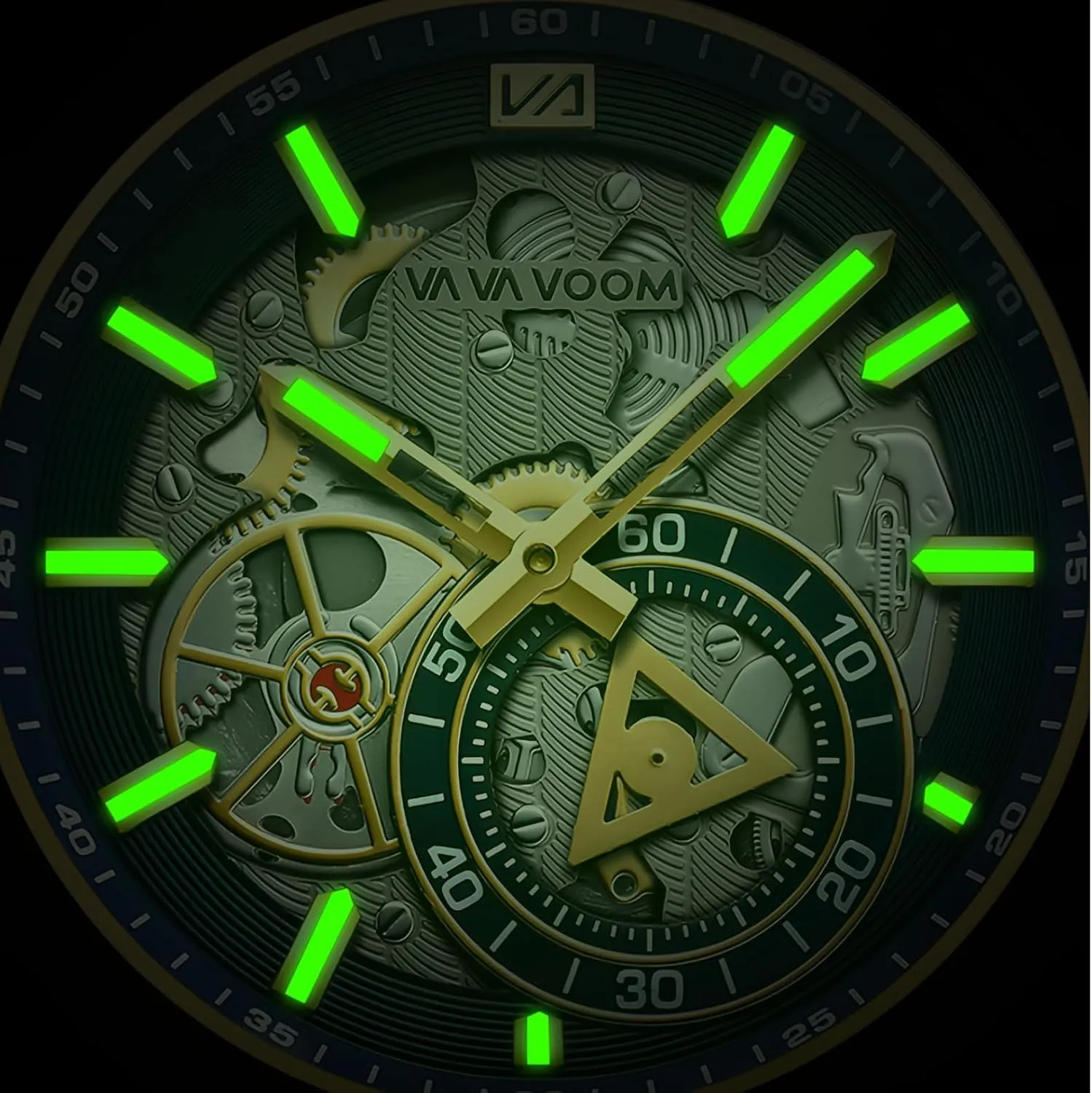 Tone Dress Analog Quartz Watch Solid Stainless Steel Band Luminous Waterproof Wristwatch for Men CARLIEN underground drab Mens Luxury Unique Silver 