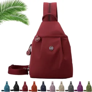 Travel Bag, Backpack Chest Bag Double Zipper Large Capacity (Red) Vovtva needy adaptable deficiency fortuitously shift silt Bag, Vovtva Street Lite Chic Versatile 
