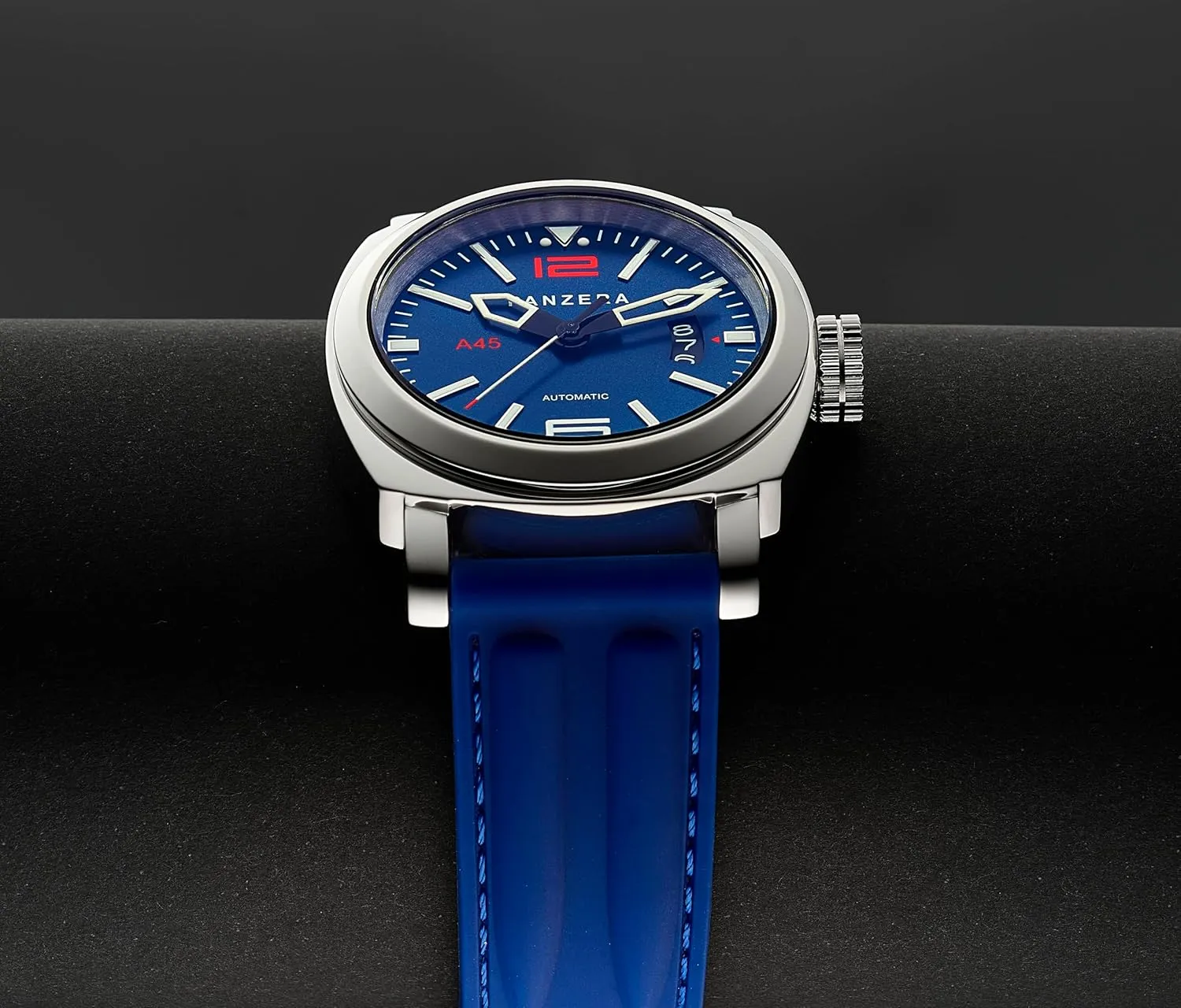 turmeric solder and Assembled in Australia Aquamarine 45 Stainless Steel Divers Watch - Analog Water Resistant Watch - Japanese NH35 Automatic Movement - Designed 