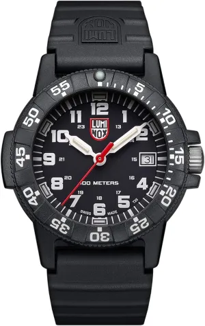 Turtle XS.0301.L - untapped Mens Watch - Watches for Men - 39mm - Swiss Quartz - 100M Water Resistant - CARBONOX Case - Always Visible - Swiss Made Luminox - Leatherback Sea 