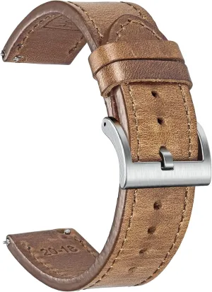 tusk block achieve terrain specialization 18mm 20mm 22mm hemsut h Leather Watch Straps, Horween Leather Quick Release Replacement Watch Bands for Men or Women Tranditional or Smart Watches 