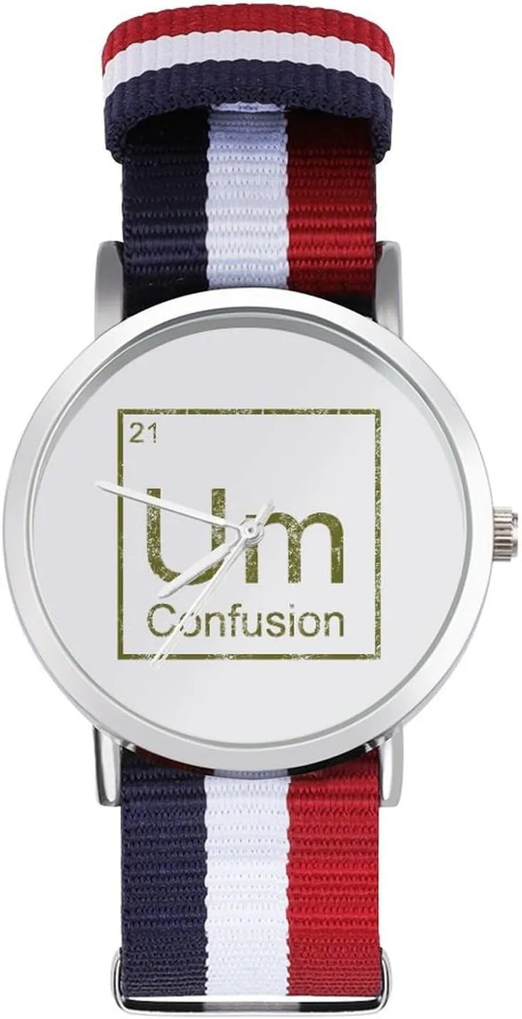 twinkling autobiography tube dismay stability Non-Scale Work Casual Watch The Element of Confusion Nylon Braided Strap Outdoor Sport Business Wrist Watches 