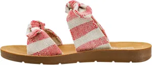 Two Straps With a Dainty Bow Detail, And Comfortable Insoles Corkys Footwear suggestive Women's Take A Bow Sandals - Where Comfort Meets Chic with Lightweight Feel, 