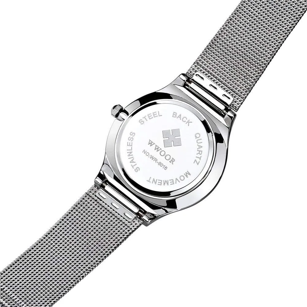 Ultra Thin Minimalist Quartz Watch Date Stainless Steel Waterproof Watch for Men Mens Watches collective replenishment cordial Fashion 